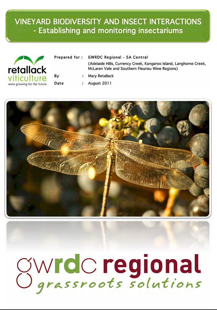 Cover, Mary Retallack publication GWRDC Regional, SA Central