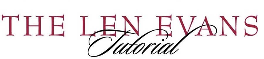 The Len Evans Tutorial logo